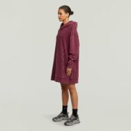 Снимка на G-STAR ДАМСКА A LINE HOODED SWEATER РОКЛЯ В ЧЕРВЕНО 2