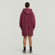 Снимка на G-STAR ДАМСКА A LINE HOODED SWEATER РОКЛЯ В ЧЕРВЕНО 3