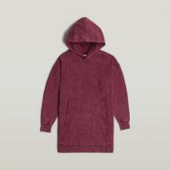 Снимка на G-STAR ДАМСКА A LINE HOODED SWEATER РОКЛЯ В ЧЕРВЕНО 6