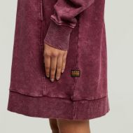 Снимка на G-STAR ДАМСКА A LINE HOODED SWEATER РОКЛЯ В ЧЕРВЕНО 4