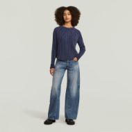 Picture of G-STAR WOMEN'S CONTOR 3D WIDE JEANS IN FADED TYPHOON 4