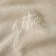 Picture of G-STAR WOMEN'S WASHED A LINE SCRIPT HOODED SWEATER IN BEIGE 7