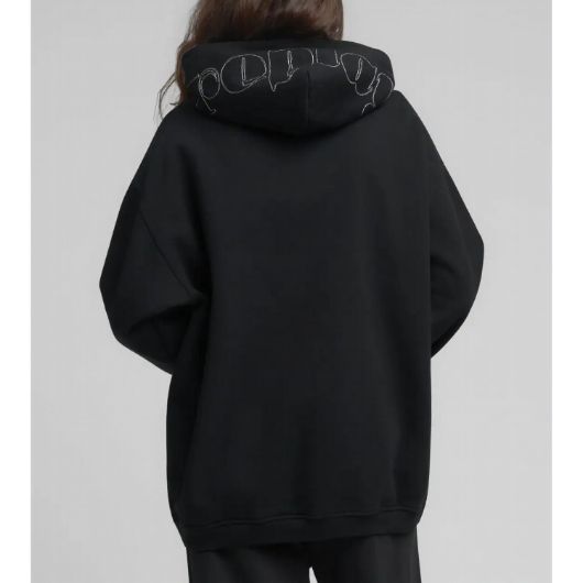 Показвай детайлите за REPLAY ДАМСКИ СУИТШЪРТ OVERSIZED SWEATSHIRT WITH PRINTED HOOD В ЧЕРНО 2 - FanPoint Снимка на REPLAY ДАМСКИ СУИТШЪРТ OVERSIZED SWEATSHIRT WITH PRINTED HOOD В ЧЕРНО 2