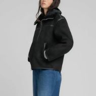 Picture of REPLAY WOMEN'S FAUX SHEARLING JACKET IN BLACK 2