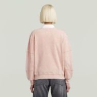 Picture of G-STAR WOMEN'S WASHED 3D SLEEVE A LINE SWEATER IN PINK 2