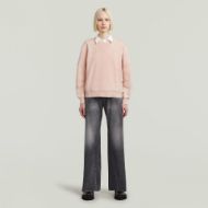 Picture of G-STAR WOMEN'S WASHED 3D SLEEVE A LINE SWEATER IN PINK 5