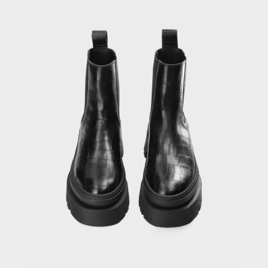 Show details for COPENHAGEN WOMEN'S CPH686 CROCO LEATHER BLACK 3 - FanPoint Picture of COPENHAGEN WOMEN'S CPH686 CROCO LEATHER BLACK 3