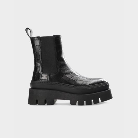 Show details for COPENHAGEN WOMEN'S CPH686 CROCO LEATHER BLACK 1 - FanPoint Picture of COPENHAGEN WOMEN'S CPH686 CROCO LEATHER BLACK 1