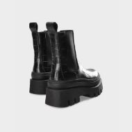 Снимка на COPENHAGEN ДАМСКИ ОБУВКИ CROCO LEATHER BLACK 4