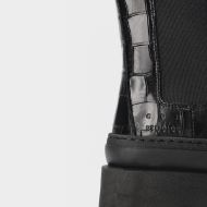 Снимка на COPENHAGEN ДАМСКИ ОБУВКИ CROCO LEATHER BLACK 5