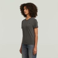 Picture of G-STAR WOMEN'S OVERDYED FRONT SEAM T-SHIRT IN ASFALT 2