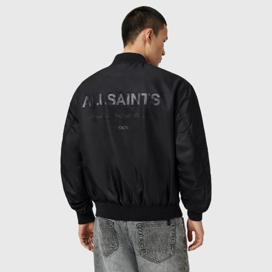 Показвай детайлите за ALLSAINTS МЪЖКО ЯКЕ БОМБЪР FUTURE В ЧЕРНО 2 - FanPoint Снимка на ALLSAINTS МЪЖКО ЯКЕ БОМБЪР FUTURE В ЧЕРНО 2