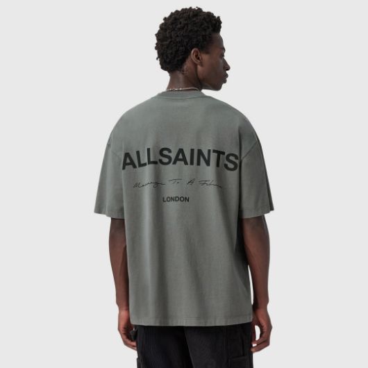 Показвай детайлите за ALLSAINTS МЪЖКА БЛУЗА С КЪС РЪКАВ FUTURE CREW В ЗЕЛЕНО Снимка на ALLSAINTS МЪЖКА БЛУЗА С КЪС РЪКАВ FUTURE CREW В ЗЕЛЕНО