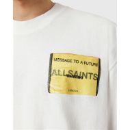 Снимка на ALLSAINTS МЪЖКА БЛУЗА С КЪС РЪКАВ VIOLATION CREW В БЯЛО 4