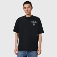 Снимка на ALLSAINTS МЪЖКА БЛУЗА С КЪС РЪКАВ REINCARNATE CREW В ЧЕРНО 1