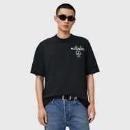 Снимка на ALLSAINTS МЪЖКА БЛУЗА С КЪС РЪКАВ REINCARNATE CREW В ЧЕРНО 4