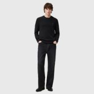 Picture of ALLSAINTS MEN'S STATTEN CREW JUMPER IN BLACK 3