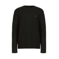 Picture of ALLSAINTS MEN'S STATTEN CREW JUMPER IN BLACK 7