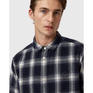 Снимка на ALLSAINTS МЪЖКА РИЗА С ДЪЛЪГ РЪКАВ HAVEN CHECK В СИНЬО 4