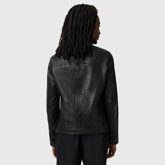 Show details for ALLSAINTS MEN'S LUCK JACKET IN BLACK 2 - FanPoint Picture of ALLSAINTS MEN'S LUCK JACKET IN BLACK 2