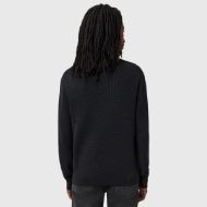 Picture of ALLSAINTS MEN'S ASPEN CREW JUMPER IN CINDER BLACK 3