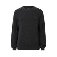Picture of ALLSAINTS MEN'S ASPEN CREW JUMPER IN CINDER BLACK 6