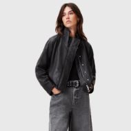 Снимка на ALLSAINTS ДАМСКО КОЖЕНО ЯКЕ RYDER В ЧЕРНО 2