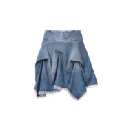 Picture of ALLSAINTS WOMEN'S CRISSY DENIM SKIRT IN VINTAGE INDIGO 7