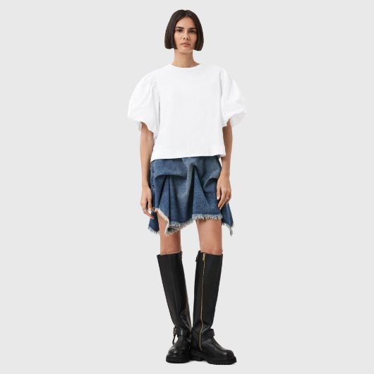 Show details for ALLSAINTS WOMEN'S JESS T-SHIRT IN OPTIC WHITE Picture of ALLSAINTS WOMEN'S JESS T-SHIRT IN OPTIC WHITE