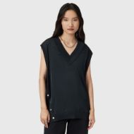 Picture of ALLSAINTS WOMEN'S BERN STUD TANK IN COLLEGIATE BLUE 1