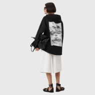 Picture of ALLSAINTS WOMEN'S ETTI SCRUNCH HOODY IN BLACK 5