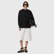 Picture of ALLSAINTS WOMEN'S ETTI SCRUNCH HOODY IN BLACK 6