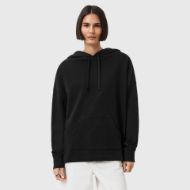 Picture of ALLSAINTS WOMEN'S ETTI SCRUNCH HOODY IN BLACK 2