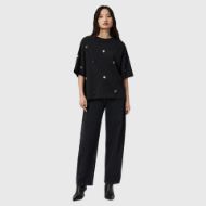 Снимка на ALLSAINTS ДАМСКА БЛУЗА AMELIE EMBROIDERED В ЧЕРНО 4