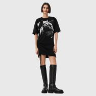 Picture of ALLSAINTS WOMEN'S IVANA NAENIA DRESS IN BLACK 4
