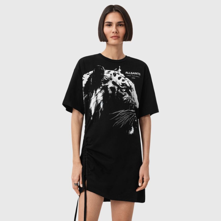 Picture of ALLSAINTS WOMEN'S IVANA NAENIA DRESS IN BLACK