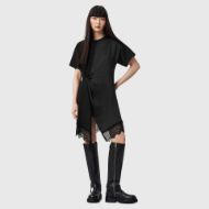 Picture of ALLSAINTS WOMEN'S LANA LACE DRESS IN BLACK 6