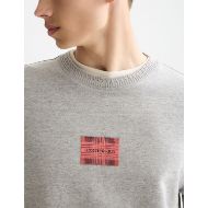 Picture of SCOTCH&SODA MEN'S LOOSE FIT LABEL T-SHIRT IN MEDIUM GREY 6