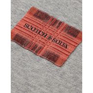 Picture of SCOTCH&SODA MEN'S LOOSE FIT LABEL T-SHIRT IN MEDIUM GREY 3
