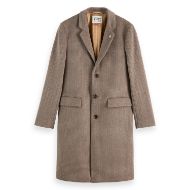Picture of SCOTCH&SODA MEN'S CLASSIC WOOL COAT IN MEDIUM BEIGE 1