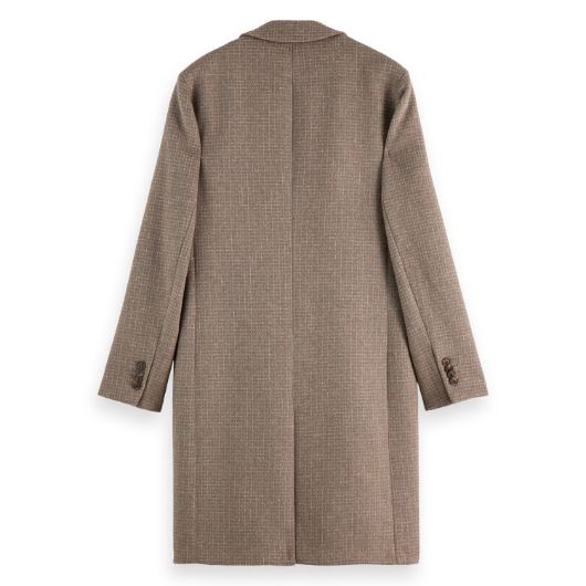 Показвай детайлите за SCOTCH&SODA MEN'S CLASSIC WOOL COAT IN MEDIUM BEIGE 2 - FanPoint Снимка на SCOTCH&SODA MEN'S CLASSIC WOOL COAT IN MEDIUM BEIGE 2