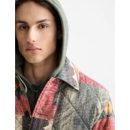 Picture of SCOTCH&SODA MEN'S PATCHWORK MOUNTAIN PRINT OVERSHIRT IN MULTICOLOUR 6