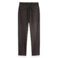 Picture of SCOTCH&SODA MEN'S FINCH - TAILORED JERSEY REGULAR TAPERED JOGGER IN DARK BROWN 2