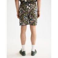 Picture of SCOTCH&SODA MEN'S FAVE2 - PRINTED TENCEL REGULAR FIT BERMUDA SHORT IN NAVY MULTICOLOUR 5