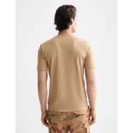 Picture of SCOTCH&SODA MEN'S REGULAR FIT LEFT CHEST LOGO T-SHIRT IN MEDIUM BEIGE 5