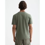 Picture of SCOTCH&SODA MEN'S REGULAR FIT LEFT CHEST LOGO T-SHIRT IN DARK GREEN 5