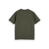 Picture of SCOTCH&SODA MEN'S RELAXED FIT SCOTCH & SODA LOGO T-SHIRT IN DARK GREEN 2
