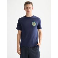 Picture of SCOTCH&SODA MEN'S REGULAR FIT FRONT + BACK AW T-SHIRT IN NAVY 4