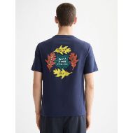 Picture of SCOTCH&SODA MEN'S REGULAR FIT FRONT + BACK AW T-SHIRT IN NAVY 5
