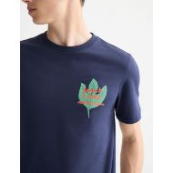 Picture of SCOTCH&SODA MEN'S REGULAR FIT FRONT + BACK AW T-SHIRT IN NAVY 6